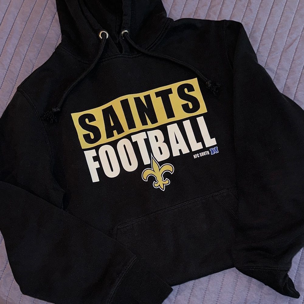 New Orleans Saints Black and Gold Hoodie
